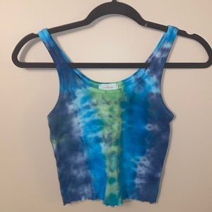 Tie Dye Cropped Tank